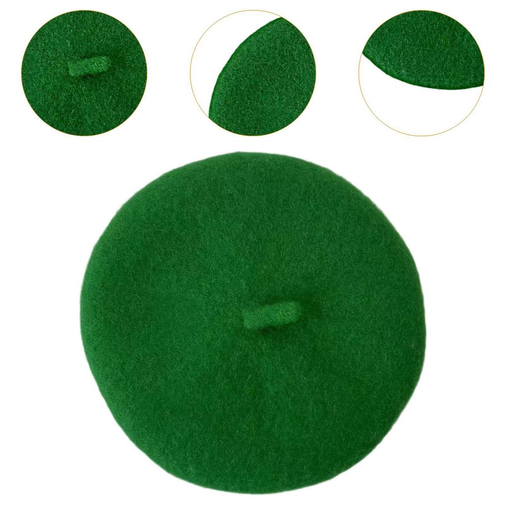 Cat Dog Beret Cute Costume Decoration Hat Comfortable Photo Props Warm Dog Cap for Small Large Animals Vacation, Birthdays