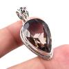 Natural Smoky Quartz Gemstone 925 Solid Sterling Silver Gift Pendant 1.6" L3O51
