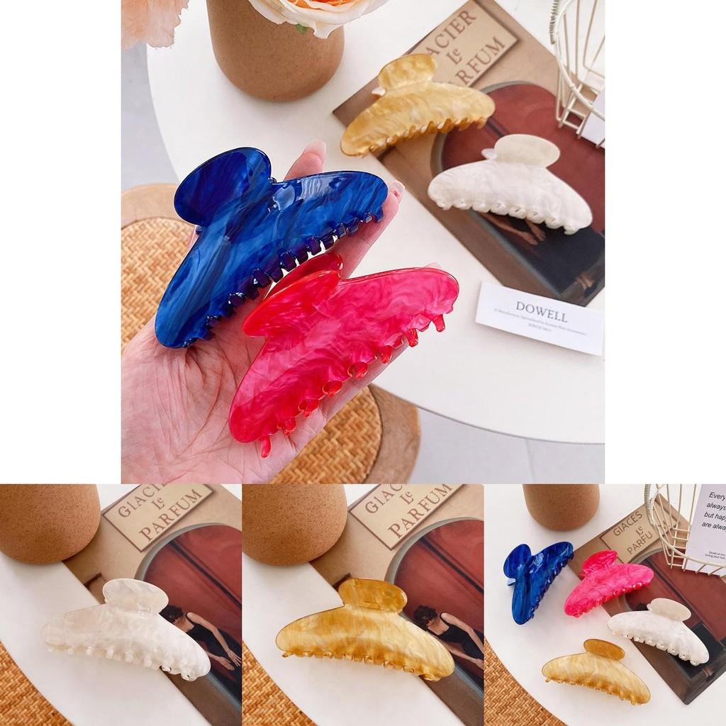 Stylish Acrylic Hair Claw Clip With Gorgeous Water Wave Design For Women Fashion Accessories
