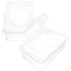 2 Pcs Napkin Box Baby Wipes Diapers Wet Container Pp Reusable Dispenser Refillable
