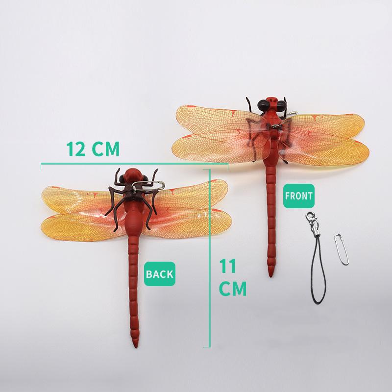 Simulation Dragonfly Mosquito Repellent Artifact Plastic Model Big Dragonfly Crafts Outdoor Hanging Ornaments Garden Decoration