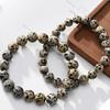 Handmade Natural Stone Beaded Bracelet: Elastic Jewelry for Men & Women