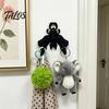 Functional Wall Decoration 3D Printed Bat Hook, Halloween Gothic Decorative Hanger, Dark Sturdy Hanging Storage Style Mount Hook for Keys And