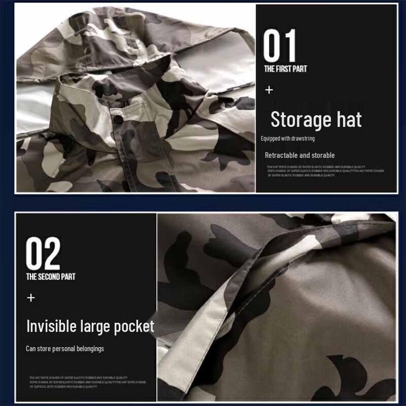 JINHE Digital Camouflage Rain Suit