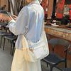Korean version of messenger bag women's new simple large-capacity dumpling bag lightweight versatile satchel student shoulder bag tide