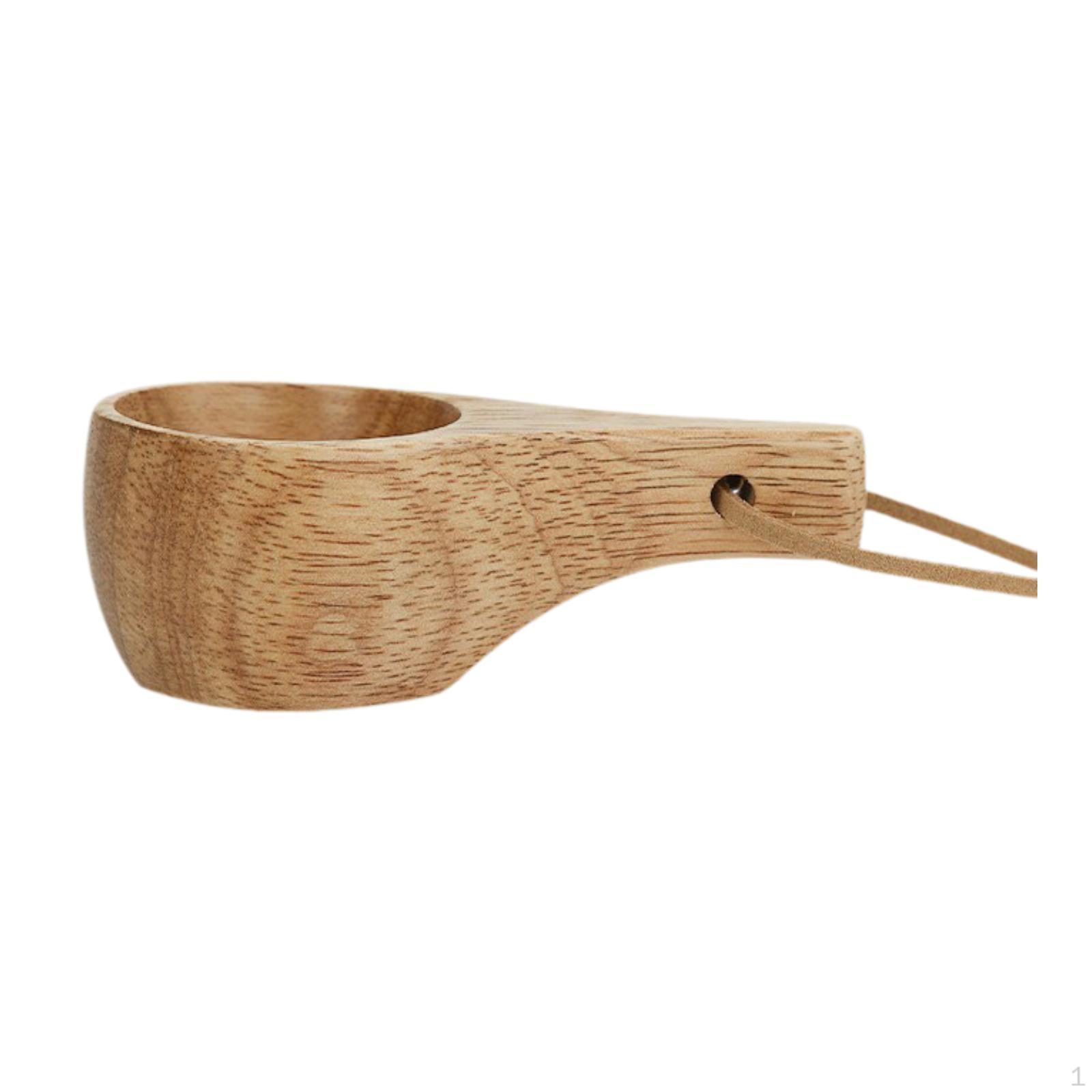 

Handcrafted Wooden Drinking Cup for Milk And Salad Use A