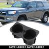 Cup Holder Erts Fits 2005-2017 Tacoma Front Drinks Holder Center Console Replace 66991-04012 66992-04012 Black
