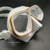 Top Level Aluminium Free Diving Goggles Mask Alloy Small Volume Snorkeling Mask Diving Glasses Pack In Black Box Lightweight Design
