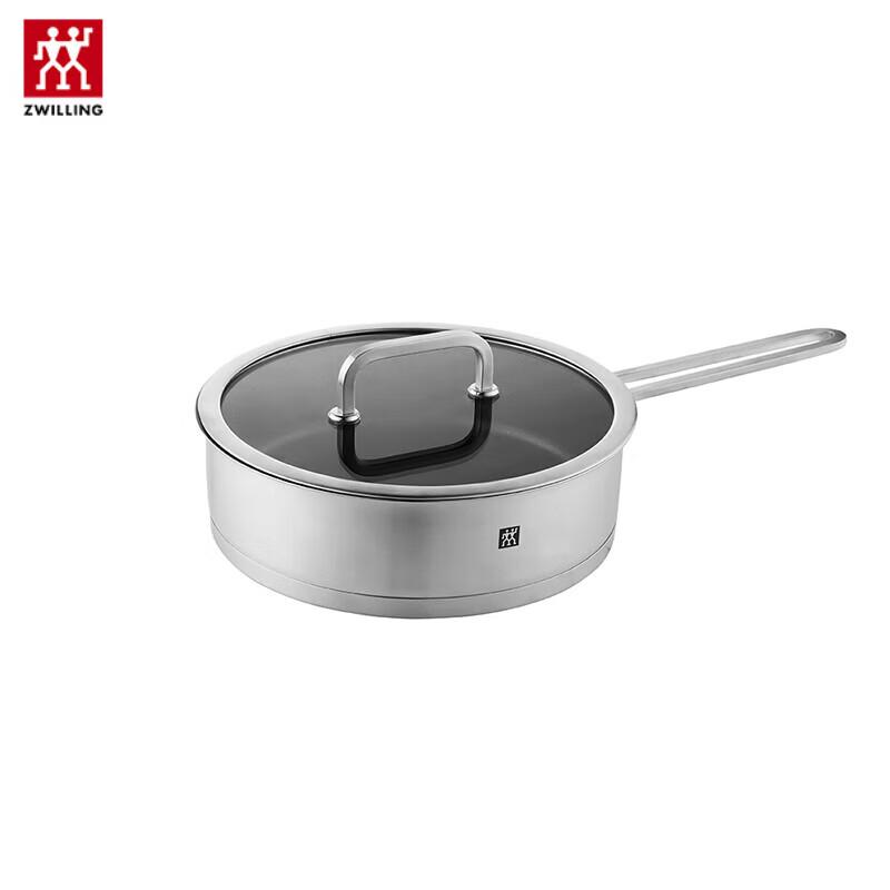 ZWILLING Moment 24cm Coated Frying Pan & Multi-purpose Knife Set