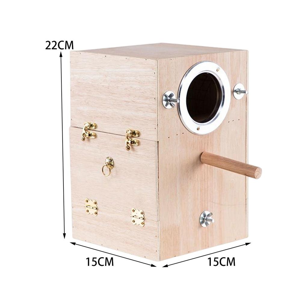 Chovný box pro papoušky Hnízdní box pro andulky Ptačí budka Párovací box pro korelu