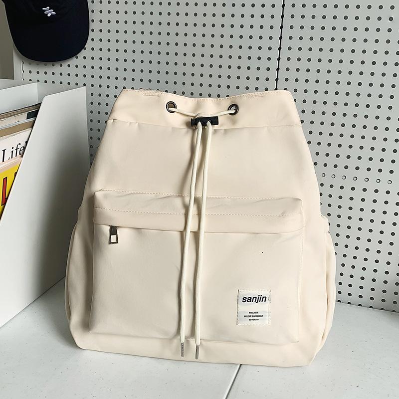 

Женская сумка-тоут, новый рюкзак большой вместимости, ручная школьная сумка, модный универсальный дорожный рюкзак белый