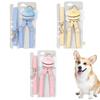 Adjustable Pet Chest Back Traction Rope Set Soft Cute out Walking Dog Rope Vest-type Pet Harness for Dog Pet Product