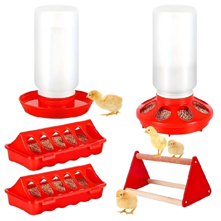 

Automatic Poultry Watering And Clean Feeding System Featuring Detachable Parts For Simple Care