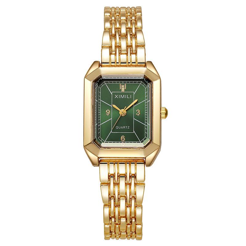 Ladies Square Dress Watch With Precise Quartz Movement For Office And Leisure