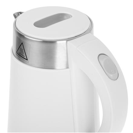 Adler | Kettle | AD 1372 | Electric | 800 W | 0.6 L | Plastic/Stainless Steel | 360° Rotational Base | White
