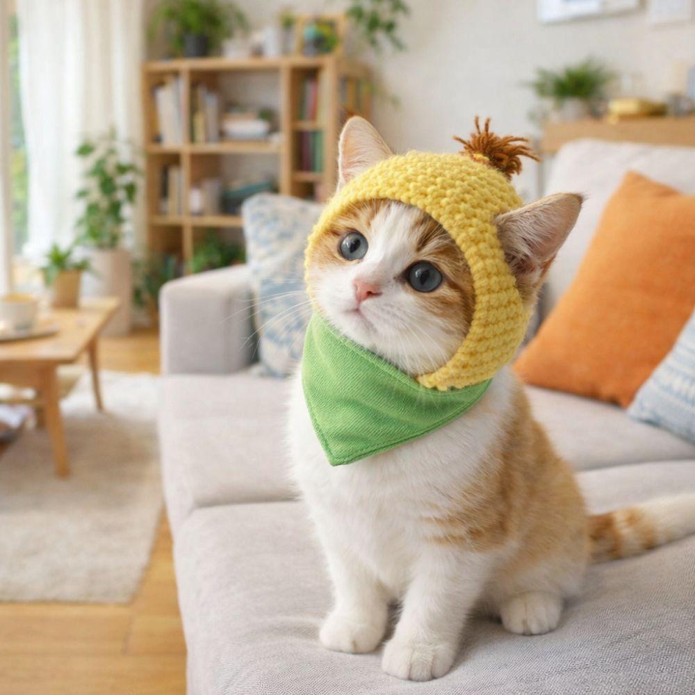 Cute Winter Dog Cap Funny Pet Headgear Pet Supplies Pet Corn Hat  Training