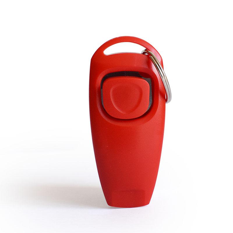 2 In 1 Dog Training Whistle Clicker Pet Dog Click Trainer Aid Adjustable Wrist Strap Pet Training Tools Pet Training Clicker