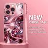 Rosa Flowstone Madam Protect Handyhülle Glas-Handyhülle für iPhone 17 16 15 14 13 12 11pm Pro Plus Stoßfestes Handy Weiblich