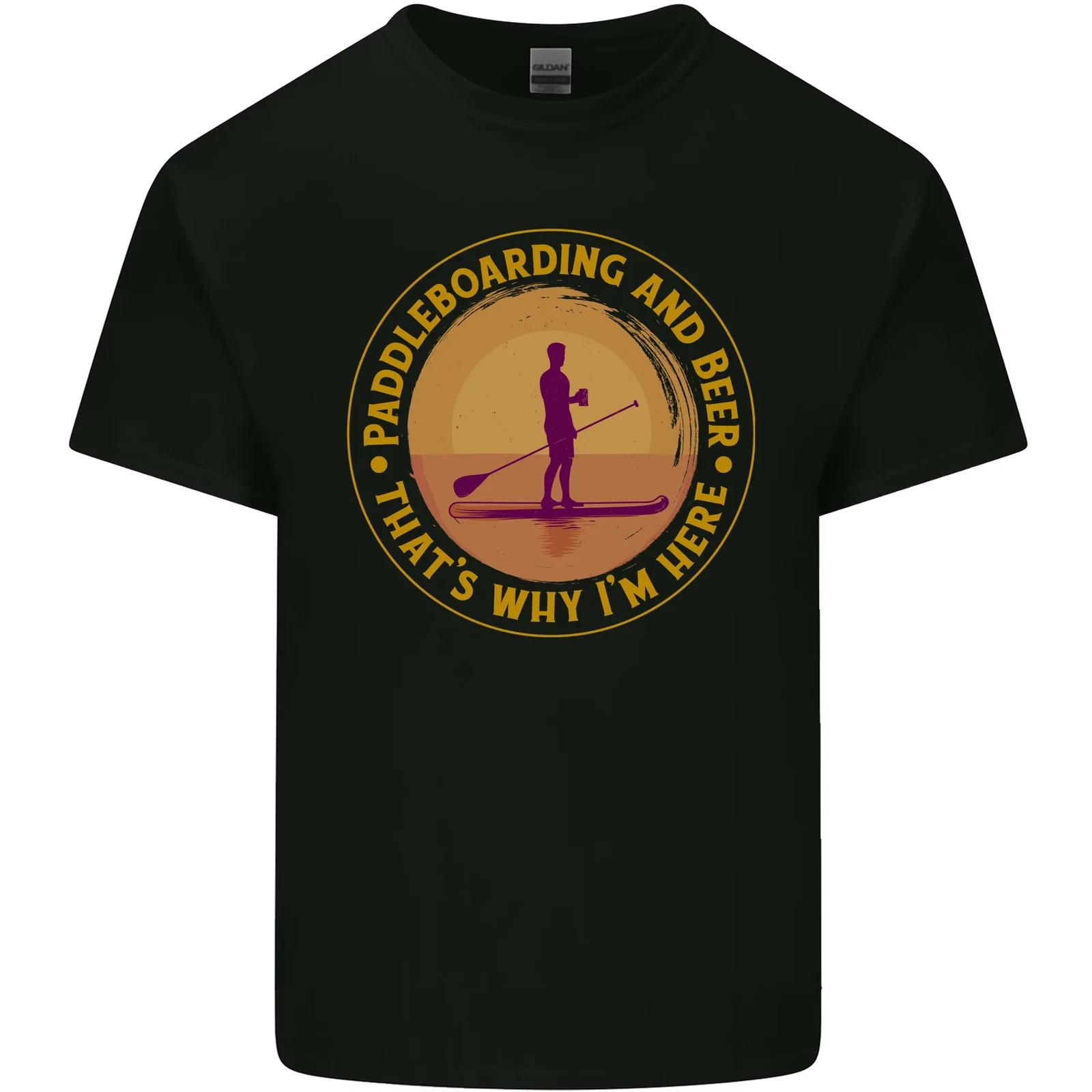 Paddle Boarding & Beer Funny Paddleboard Alcohol Kids T-Shirt Childrens 2XL