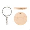 Chains Round Unfinished Wood Pendant for DIY Projects and Crafts Kids Adult