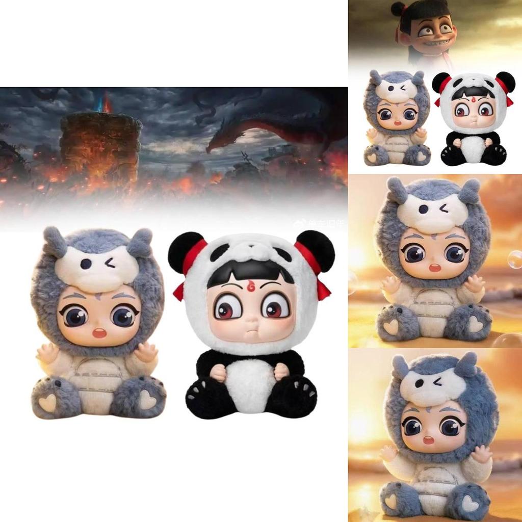 Soft And Adorable Plush Toy Nezha And Bai Long Aobing For Kids Emotional Development