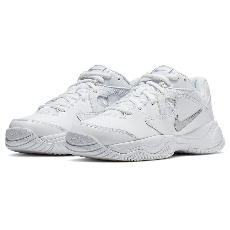 Nike Court Lite 2 White Women Sneakers Metallic-Silver-White AR8838-101
