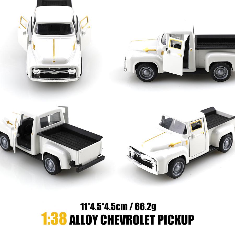 Vintage Red Retro Alloy Pickup Truck Model Toy by Miyanishi Tatsuya