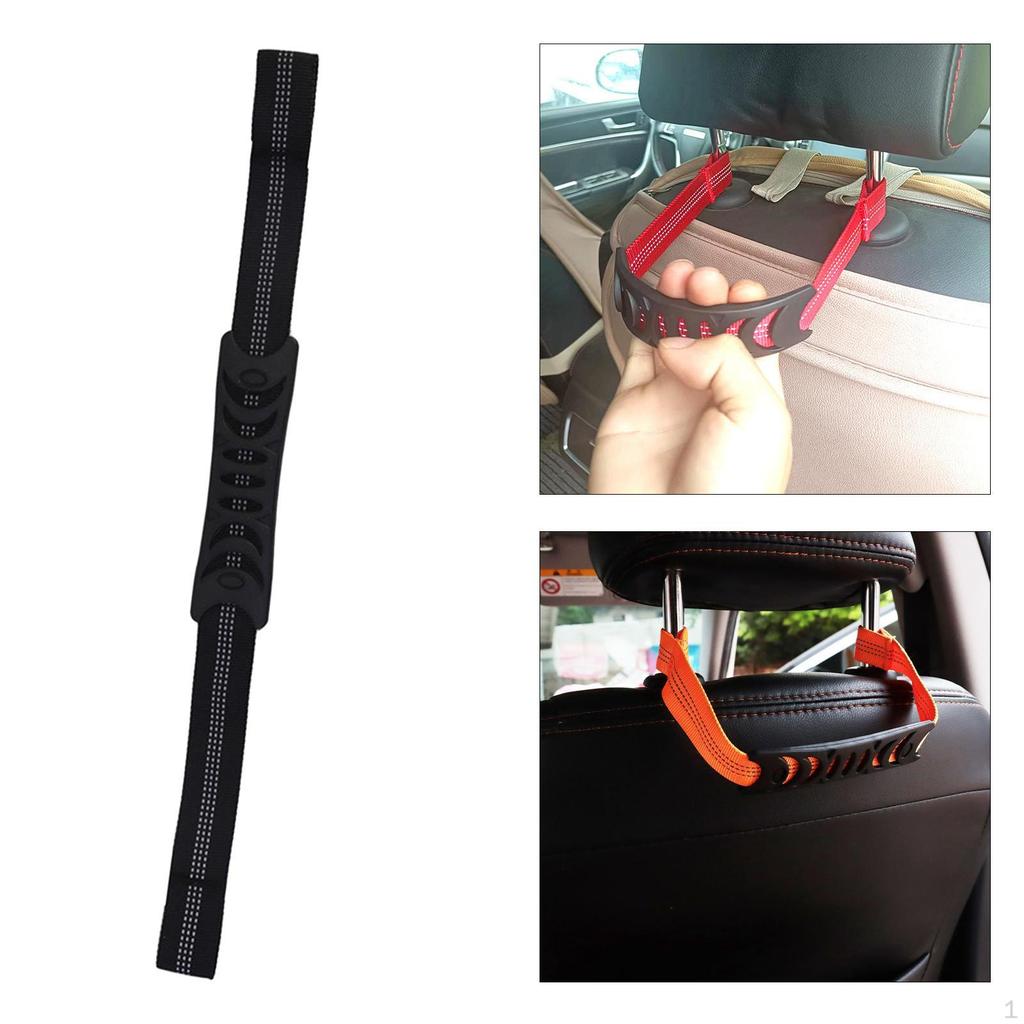 Front Headrest Grab Handle Nylon for Truck Holder Armrest Seat