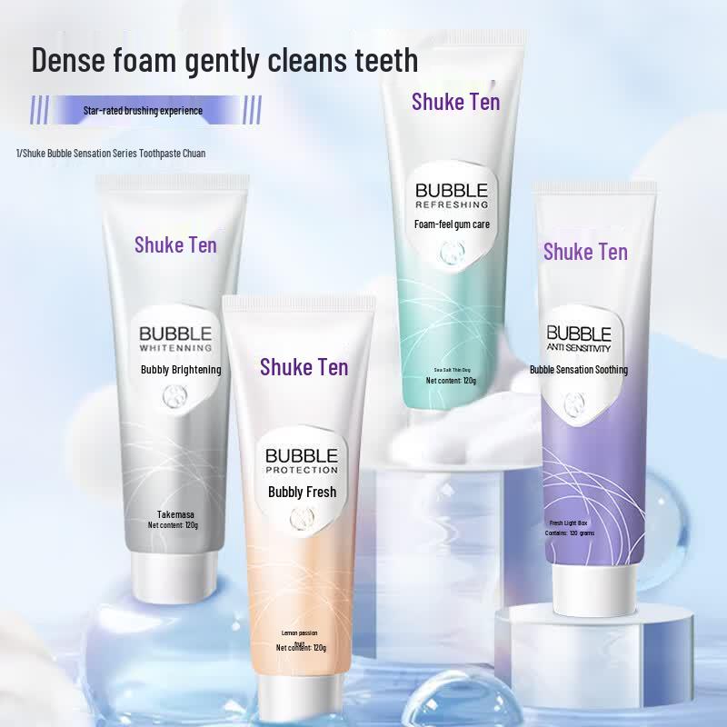 Shuke Multi-Effect Foaming Toothpaste 12-Pack