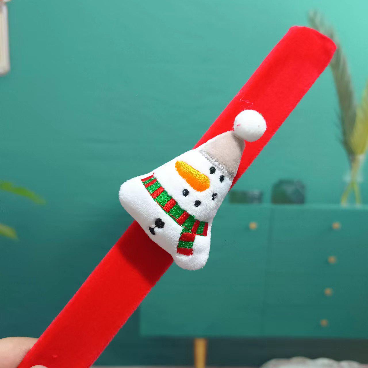 

Плюшевый мультяшный браслет на кнопке - Милый рождественский подарок и креативное украшение для пары