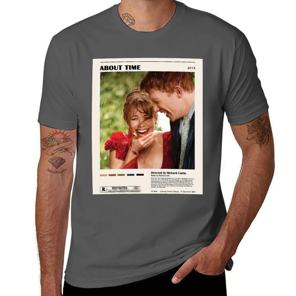 About Time Poster Tshirt Modern Style Print Tshirt