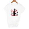 Wine Is My Valentine Women Fashion Tops Graphic Tees Harajuku Casual Aesthetic Short Sleeve T Shirt