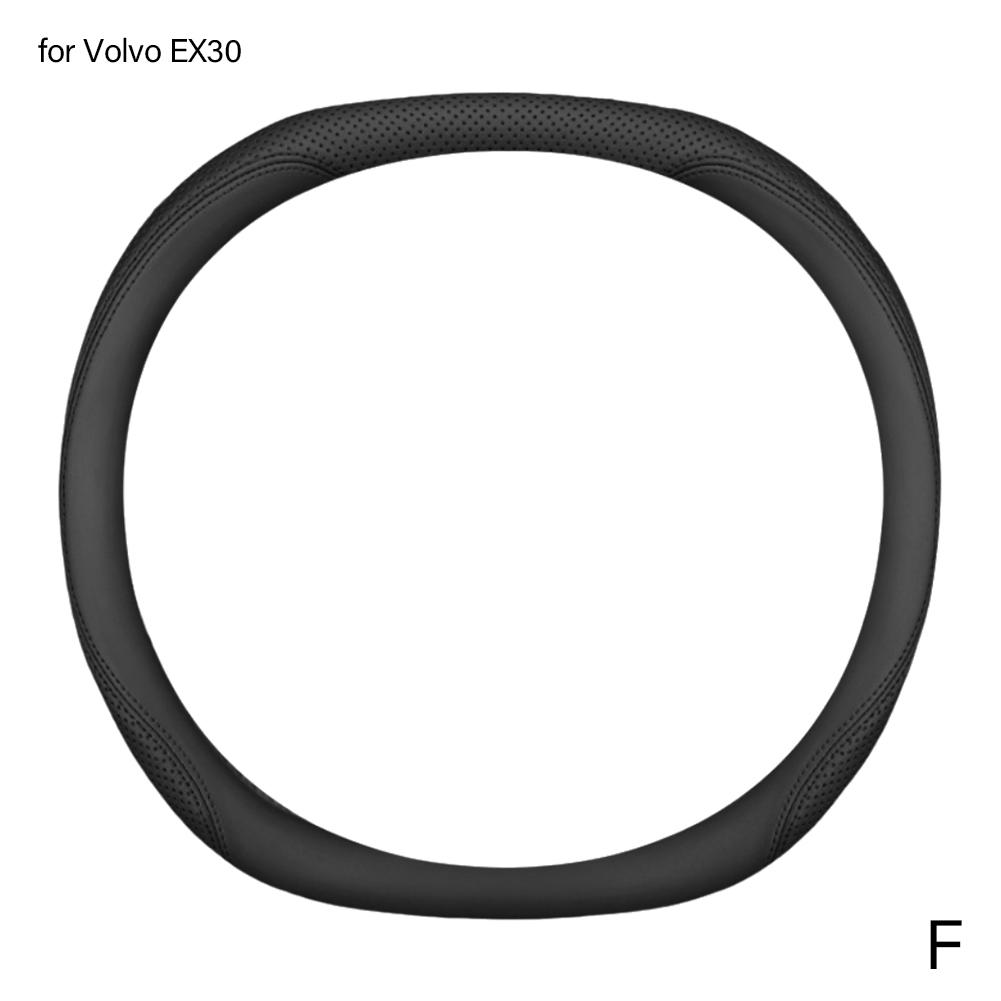 

Для Volvo EX30 чехол на руль автомобиля аксессуары для салона автомобиля кожаный дышащий нескользящий удобный чехол на руль