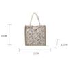 New Floral Print Handheld Bag Versatile Portable Tote Bag Casual Commuting Bag Women