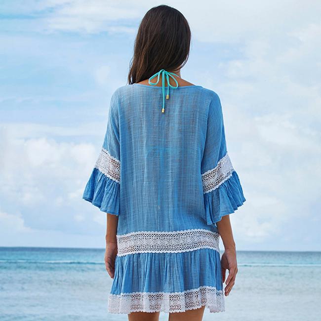 Buy Beach Cover Up Swimwear Women Lace 