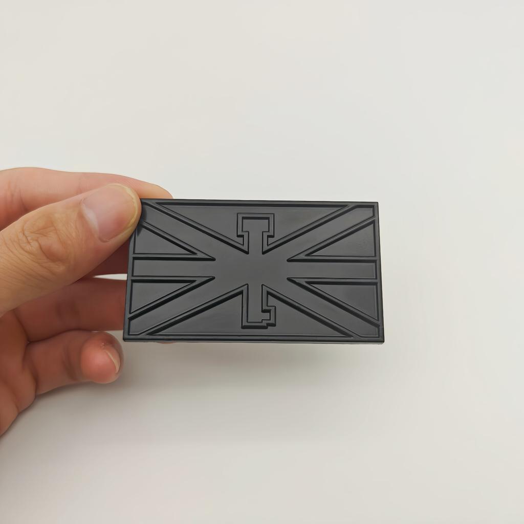 1pc 3D Metal British National Flag Emblem Decal Side Fender Rear Fender Badge Sticker for All Car There are Six Colors to Choose From