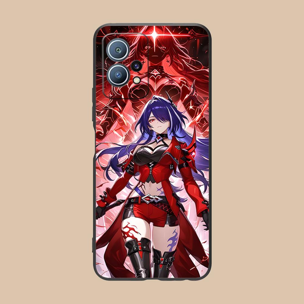 HSR Acheron Matte TPU Mobile Phone Case for Huawei P60 P50 P40 P30 P20 P10 P9 P8 Pro Lite Plus Colorful Printing Cover
