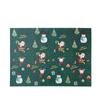 Christmas Gift Wrap: Thick Coated Paper with Trees & Elks