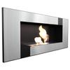 Wall Mounted Bioethanol Fireplace DELTA 2 QUBE TÜV