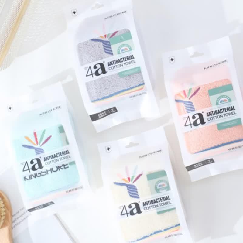 Jinhao Hanging Absorbent Cotton Face Towel 4-Pack