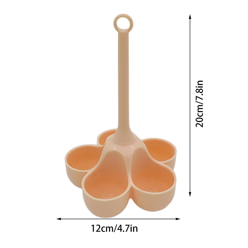 Egg Boiler Holder Heat-resistant Silicone Egg Steamer Tray With 5 Grids Eggs Poaching Boiling Cooker Rack Kitchen Egg Tools