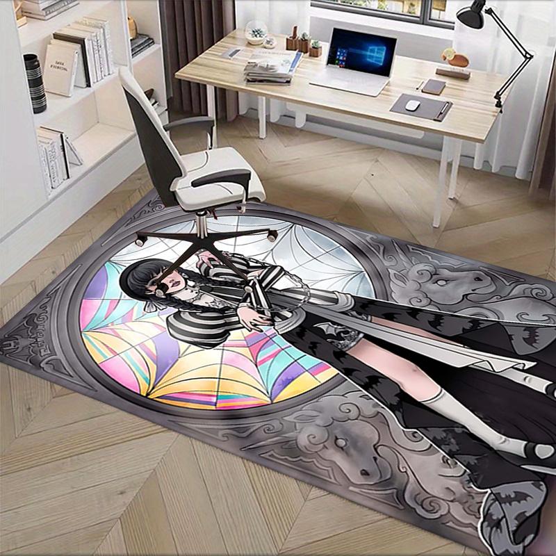 Gothic Lolita Chair Mat Gothic Home Decor, Sofa Carpet, Office Rug Gift for Bedroom, Living Room, Various Rooms