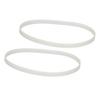 2Pcs Lathe Belt Transparent Polyurethane Transmission Accessory Replacement Part for 8x14 Mini Lathe 1.5Mx94 Teeth