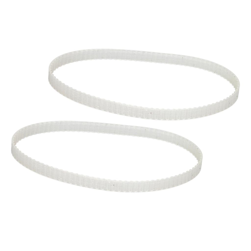 2Pcs Lathe Belt Transparent Polyurethane Transmission Accessory Replacement Part for 8x14 Mini Lathe 1.5Mx94 Teeth