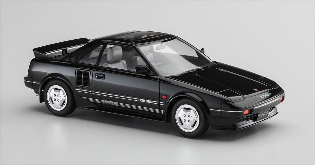 Hasegawa Toyota MR2 Early Model Black Limited Plastic Model Kit 20693 1/24 (AW11)