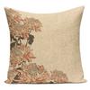 Polyester Cojines Decorativos Para Sofa Farmhouse Decor Flower Floral Pillow Cover Decorative Cushion Cover For Living Room