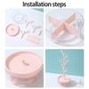 Spinning Jewelry Display Stand Multi Levels Storage Tower Holds Necklaces Earrings Pendants For Countertop