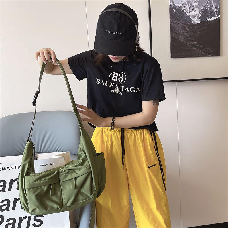 Lightweight Nylon Waterproof Gym & Shoulder Bag - Large Capacity, Versatile, Casual Tote