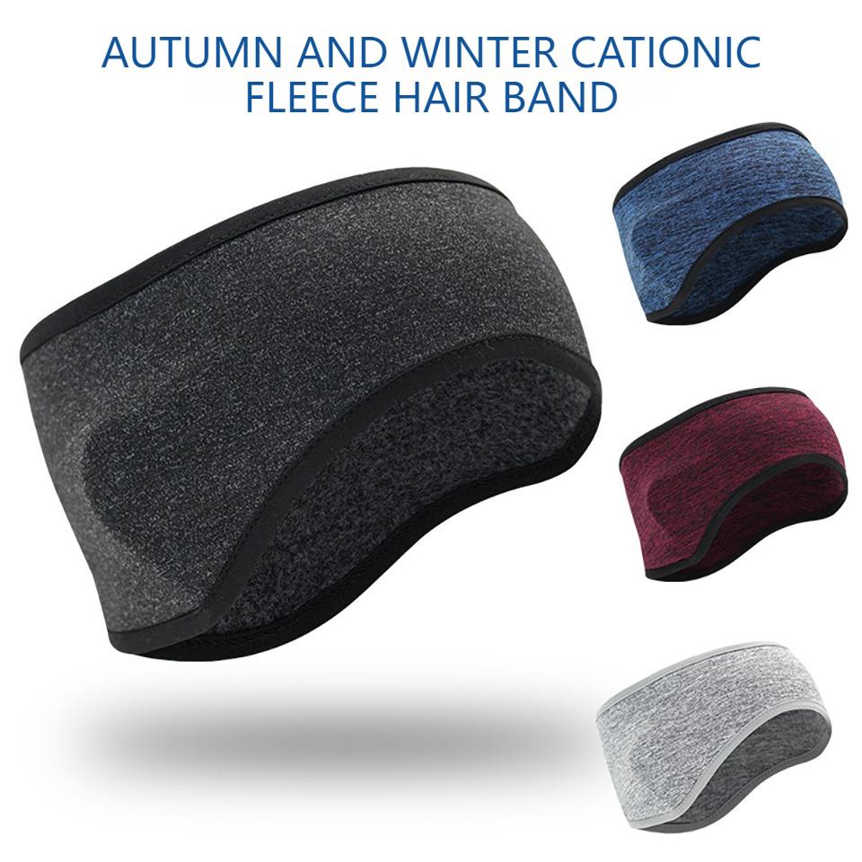 Winter Fleece Ear Protecting Hair Band Warm Cold Proof Headgear Forehead Strap for Men Women