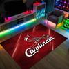 St. Louis Cardinals Design Crystal Velvet Carpet Cozy Non?Slip Printed Rug For Bedroom Living Room Entrance